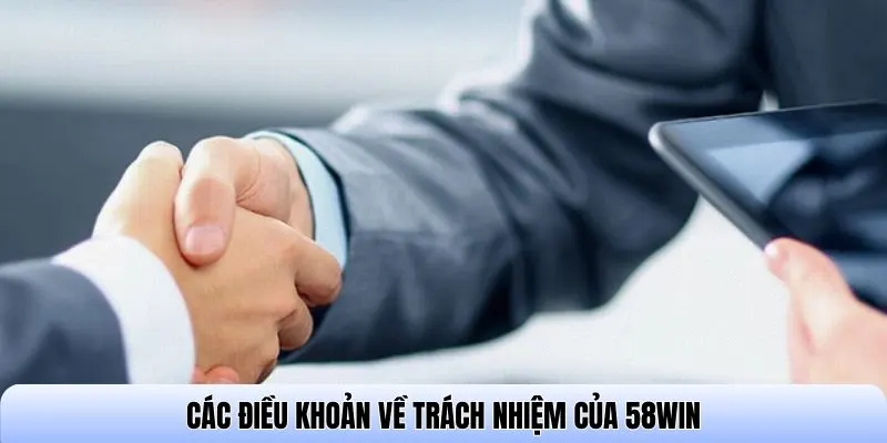 Các điều khoản về trách nhiệm của 58WIN 